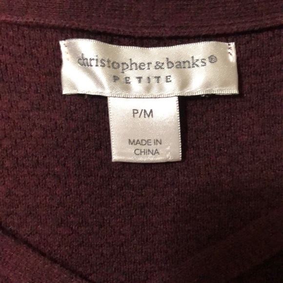 Maroon sweater top - Picture 2 of 3